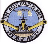 Details about   BB-62 USS New Jersey Patch