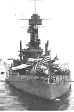 USS Maryland BB-46 postcard US Navy Battleship 