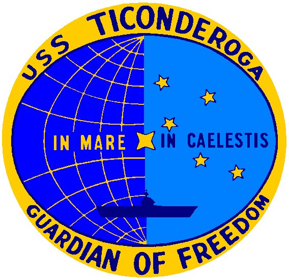 Uss Ticonderoga Cv-14 Patch