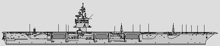 USS Enterprise - line drawing