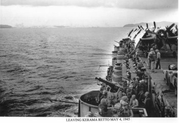 Leaving Kerama Retto, May 4, 1945