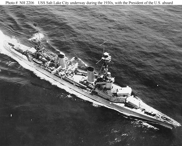 1/350 Iron Shipwrights USS Salt Lake City CA-25 Pensacola class heavy  cruiser (1944) 