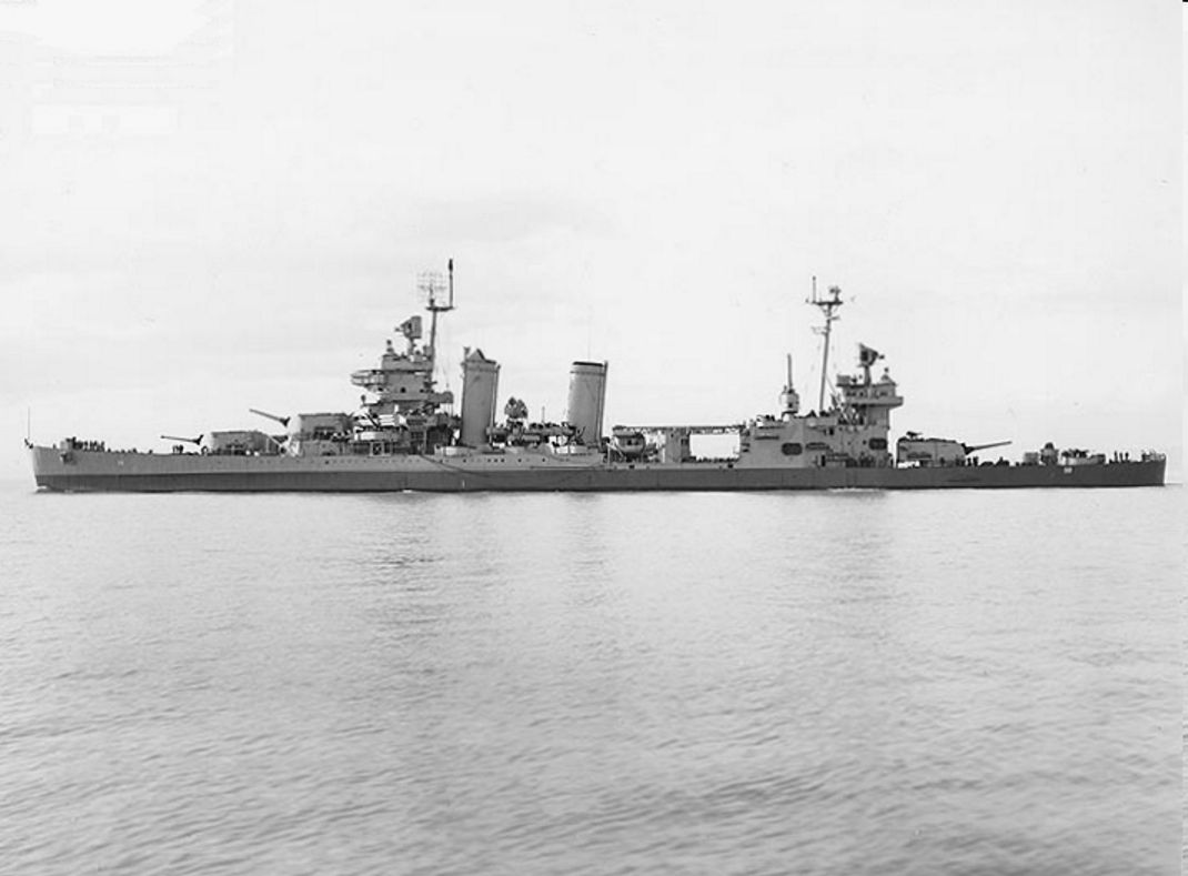 Eaglemoss 1:1100 USN New Orleans-class heavy cruiser USS Minneapolis #64 