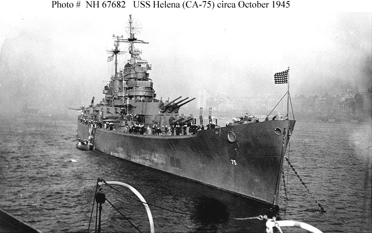 Cruiser Photo Index Ca 75 Uss Helena Navsource Photographic History Of The U S Navy