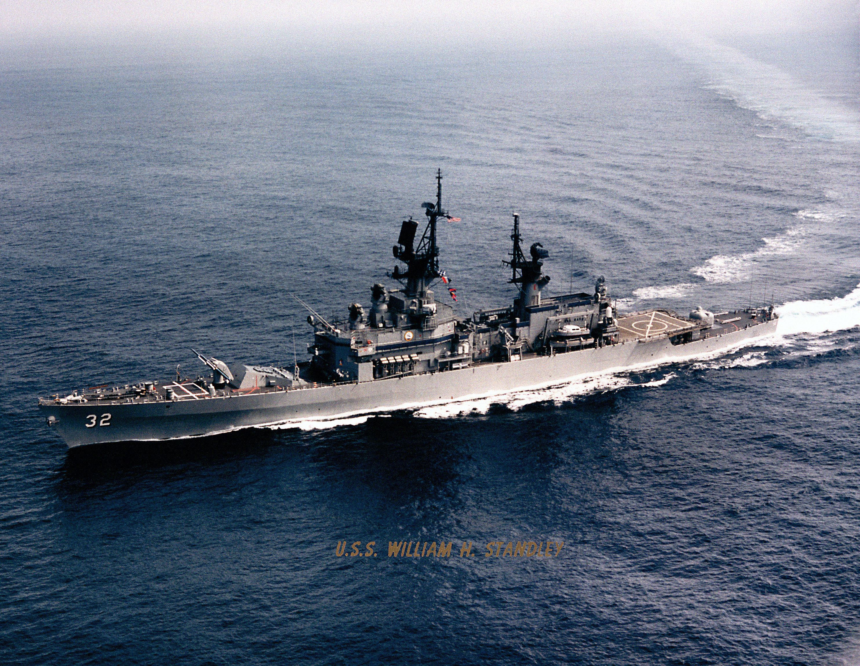 USS WILLIAM H STANDLEY CG 32 Naval Ship Photo Print USN Navy 