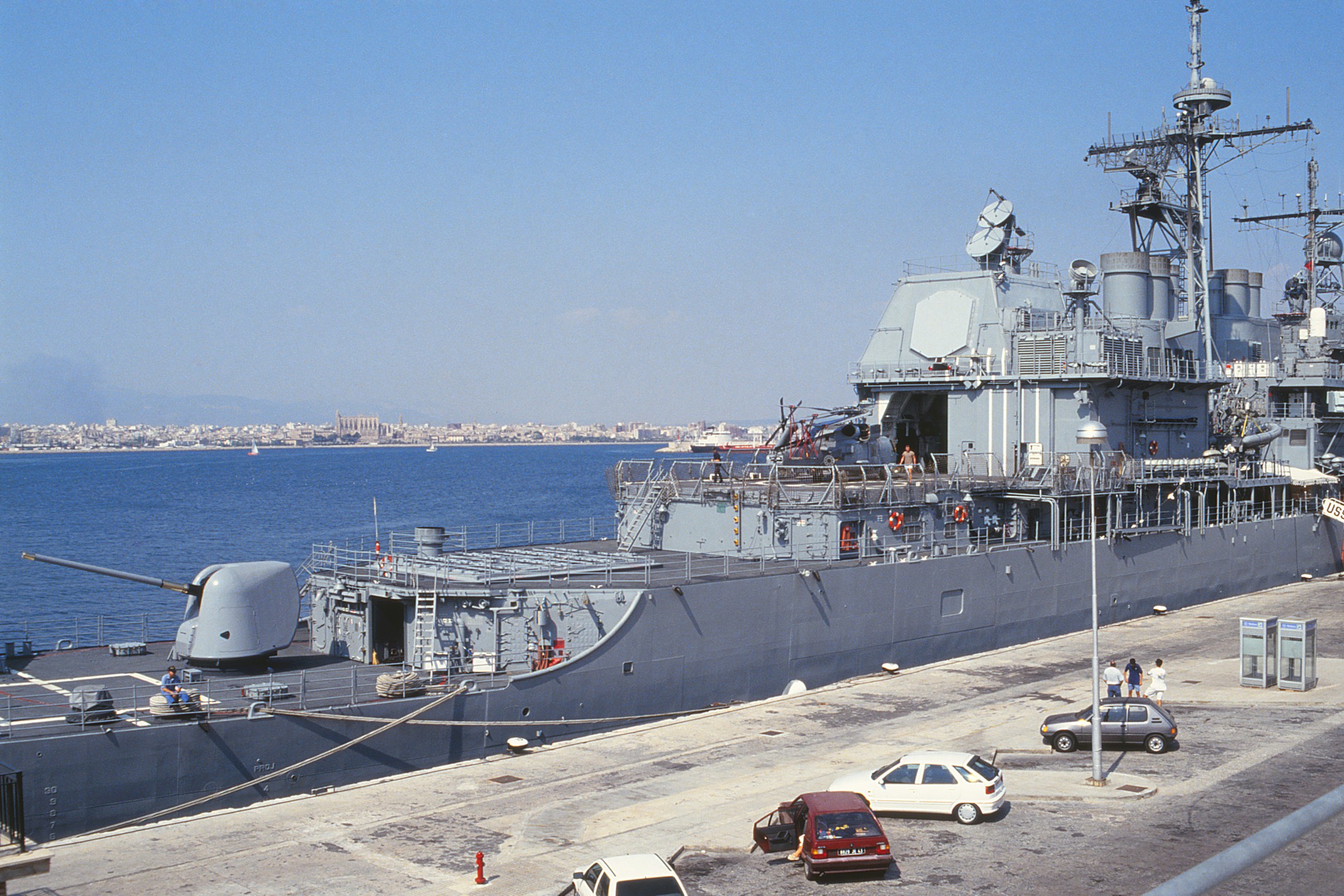 USS Leyte Gulf CG-55 Badge autocollant autocollant Ticonderoga classe  Cruiser voiture autocollant pare-chocs autocollant pour voiture emblème -   Canada