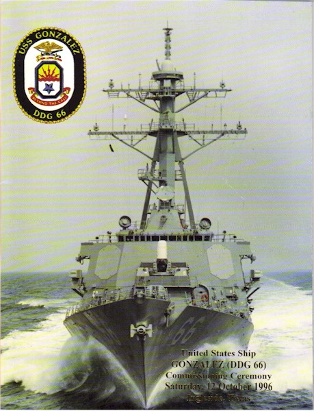 USS GONZALEZ DDG 66 Decal 3 X 9 U S Navy USN Military B01