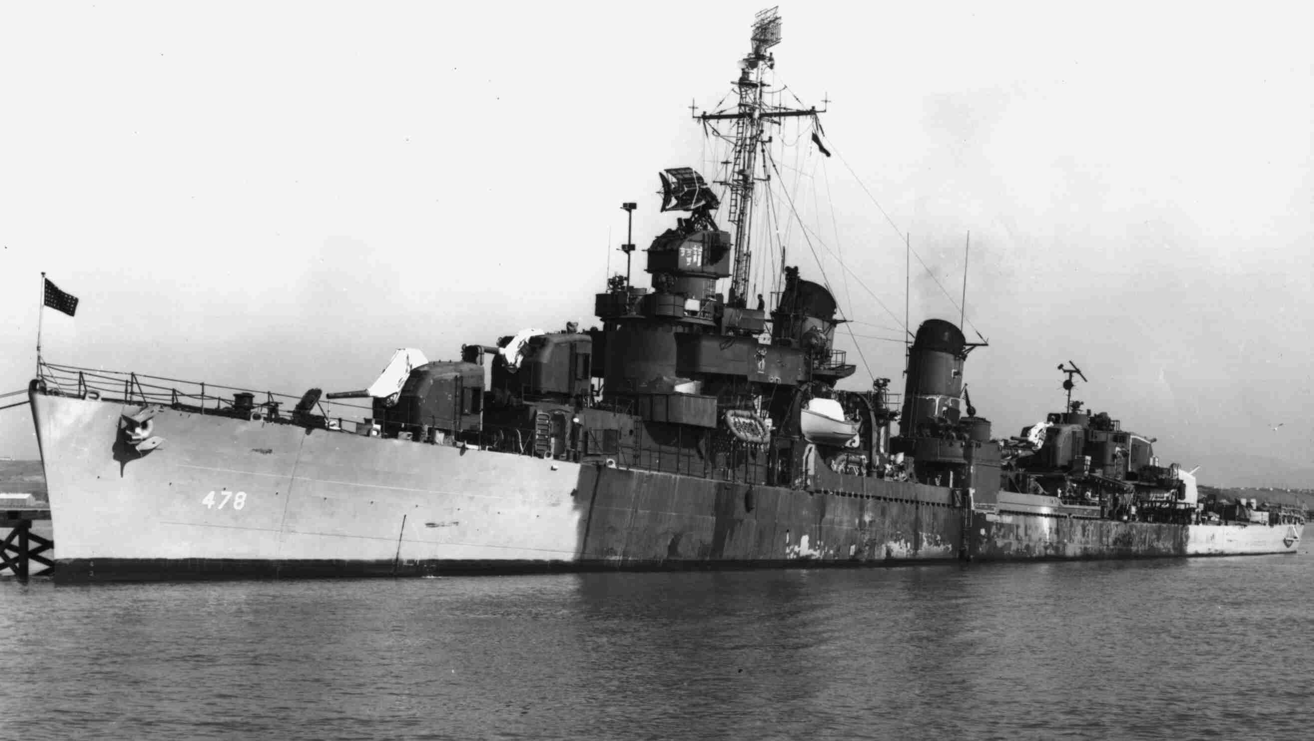 USS Stanly DD-478 Rate MM Machinist's Mate 