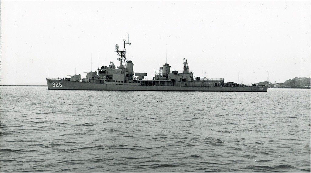 US Naval Destroyer USS AGERHOLM DD 826 USN Navy Ship Print 