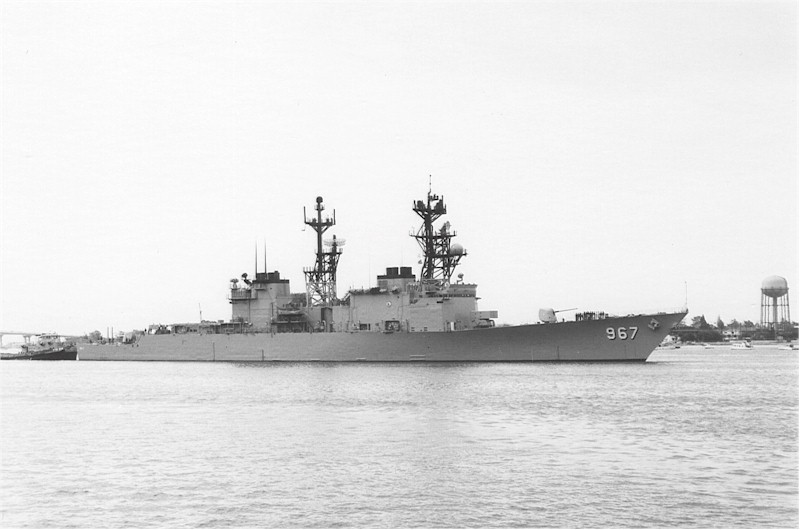  N4 8X12 PHOTOGRAPH DD 967 US Navy USN destroyer USS Elliot 