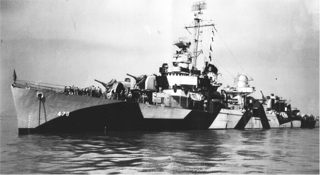 USS Stanly DD-478 Rate MM Machinist's Mate 