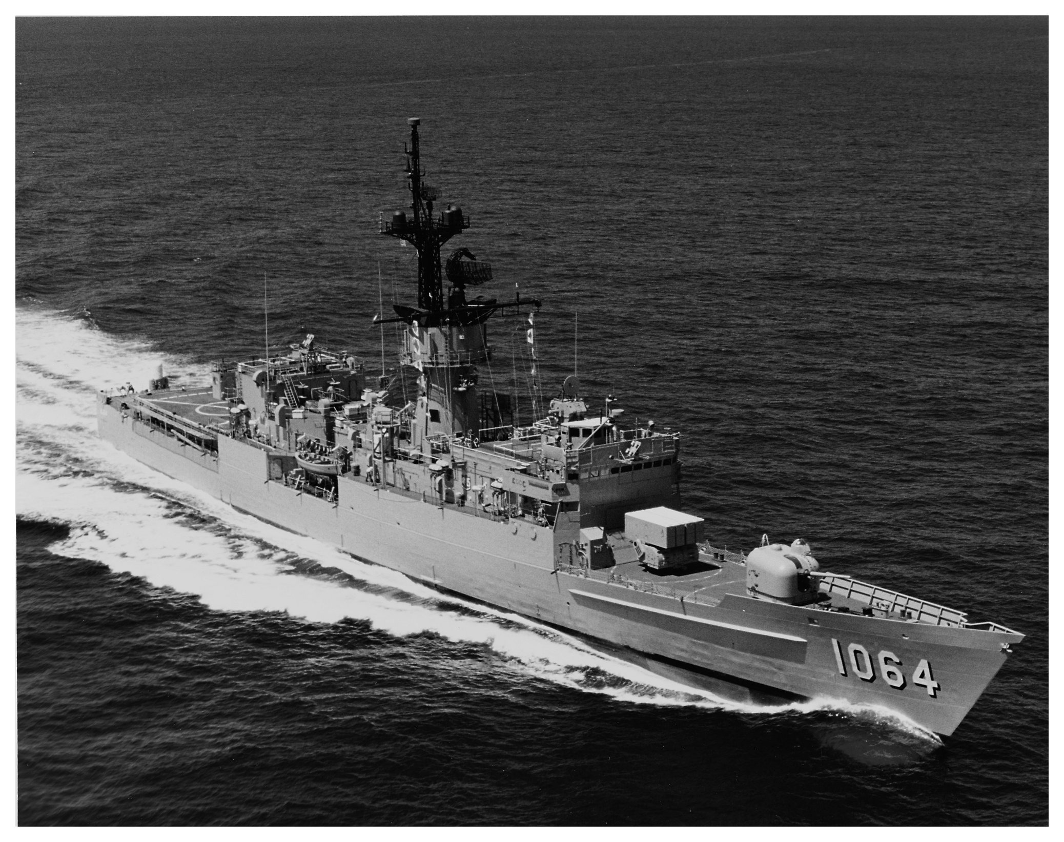 US Ship USS LOCKWOOD DE 1064 Destroyer Escort USN Navy Photo Print 
