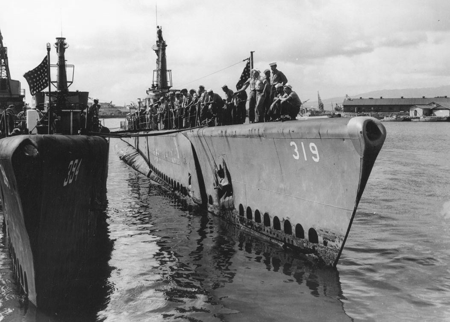 USS BECUNA SS 319 Fleet Naval Submarine USN Navy Photo Print 