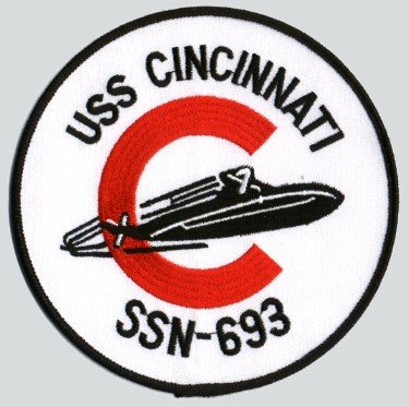 Beefeater USS CINCINNATI SSN 693 Rating License Plate U S Navy USN Military PO4 