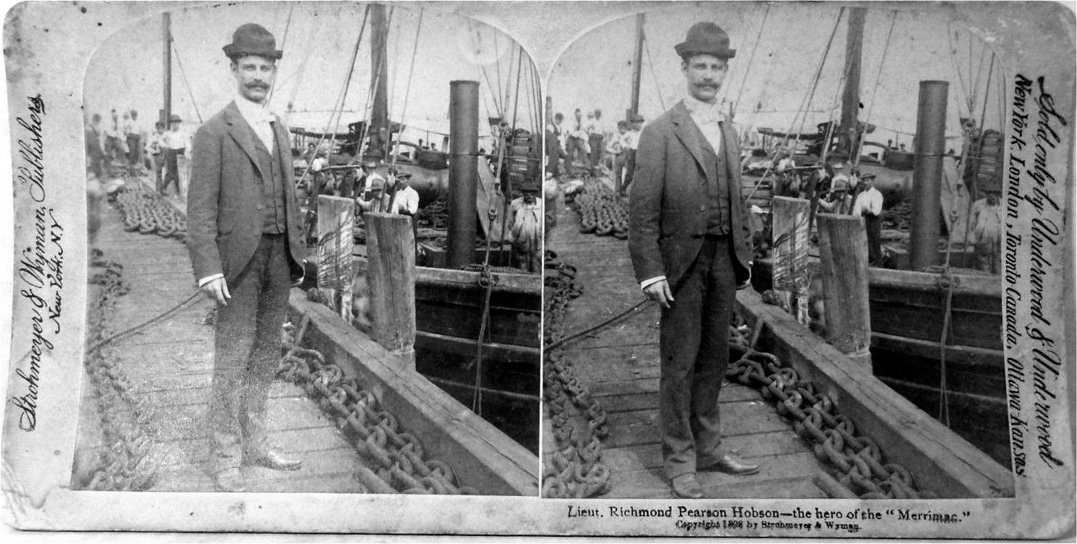 Naval Constructor Richmond P. Hobson And The Crew Of The Merrimac [1898]