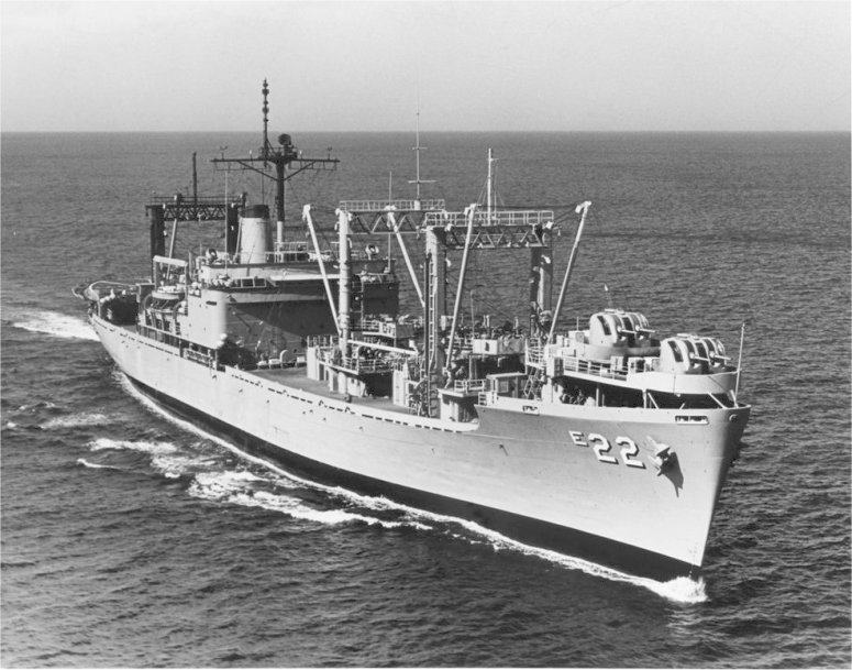USS MAUNA KEA AE-22 HAT NAVY BLUE Veteran Owned Business