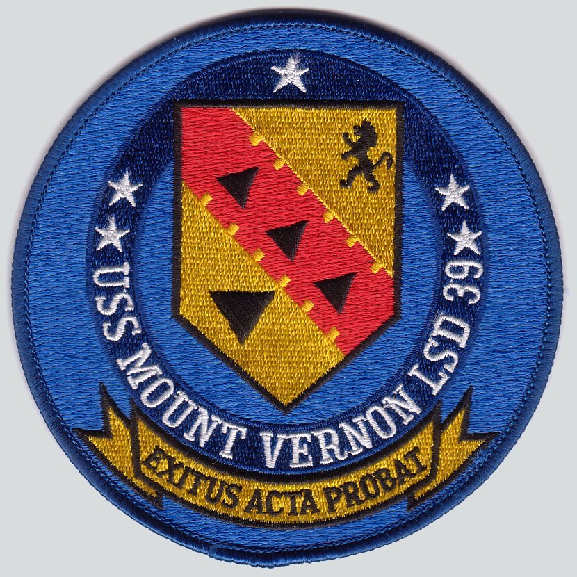 USS MOUNT VERNON LSD 39 Street Sign us navy ship veteran sailor gift 