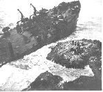 59k USS LST-349 aground off Isla de Ponza Italy and breaking up ...