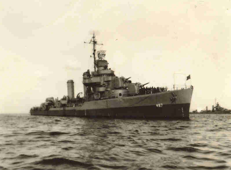 Destroyer Photo Index DD-487 USS LARDNER