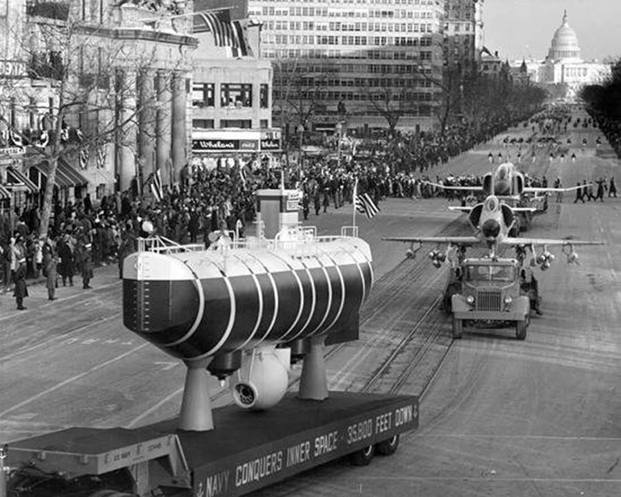 Challenger Deep first manned mission Trieste Jacques Piccard Don Walsh