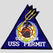 USS Permit SSN-594 Thresher Class Navy Submarine Mahogany Wood Wooden Sub Model 
