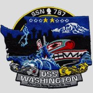 STICKER USN US NAVY SSN 787 USS WASHINGTON 
