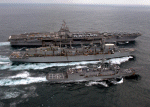 CVN-65 + AOE-6 + FFG-50